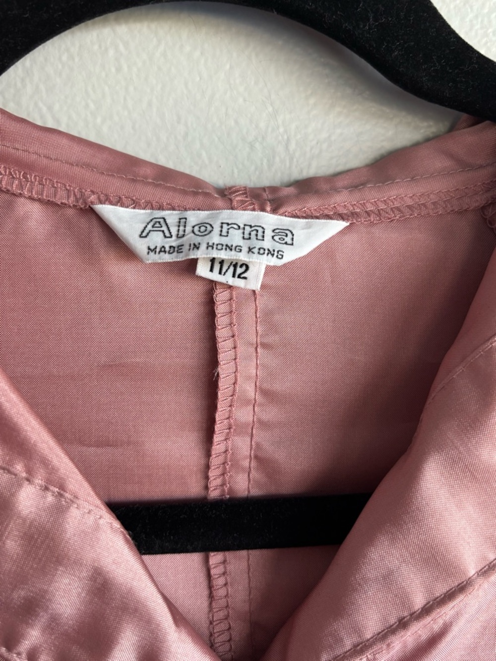 Beautiful Vintage Alorna Pink Hooded Belted Rain Trench Coat Women’s 11/12 - Picture 5 of 11